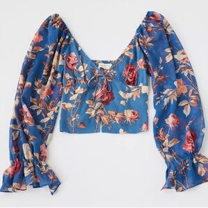 UO Topanga Button-Front Blouse